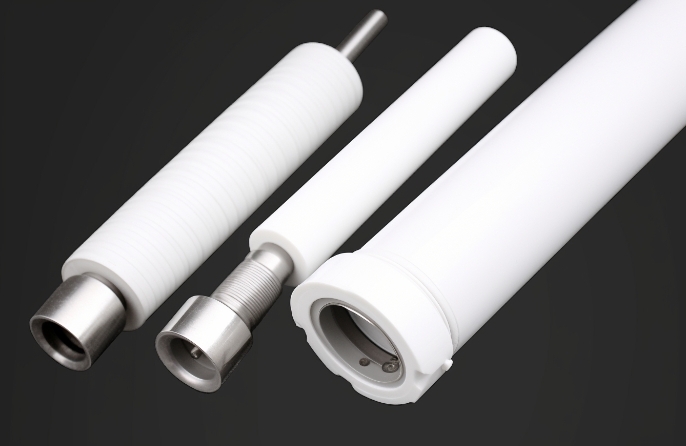 Fused-Silica-Quartz-Ceramic-Roller-For-Glass-Factory